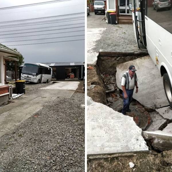 6. "Я купил дом, в котором, оказывается, была потайная комната. Я совершенно случайно обнаружил ее, когда припарковал над ней свой автобус, который провалился. Кроме того, после того, как автобус провалился под землю, мы также обнаружили подземный туннель, ведущий к дому".