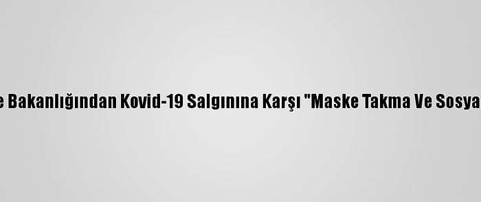 Irak Sağlık Ve Çevre Bakanlığından Kovid-19 Salgınına Karşı "Maske Takma Ve Sosyal İzolasyon" Çağrısı