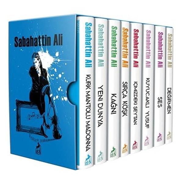 21. Kitap okumayı çok seven sevgililere Sabahattin Ali koleksiyon seti.