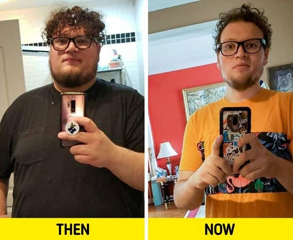 5. "Левое фото сделано в феврале, а правое - в сентябре".