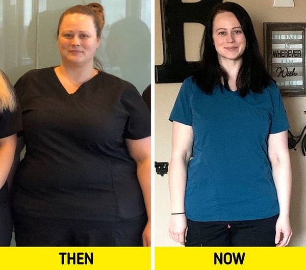 13. "Раньше я носила размер 3XL, а теперь M!"