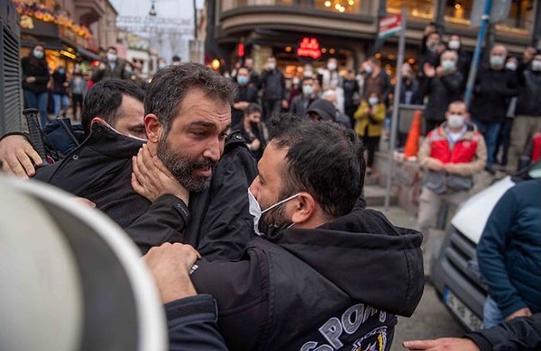 Dün polis tarafından darp edilmişti