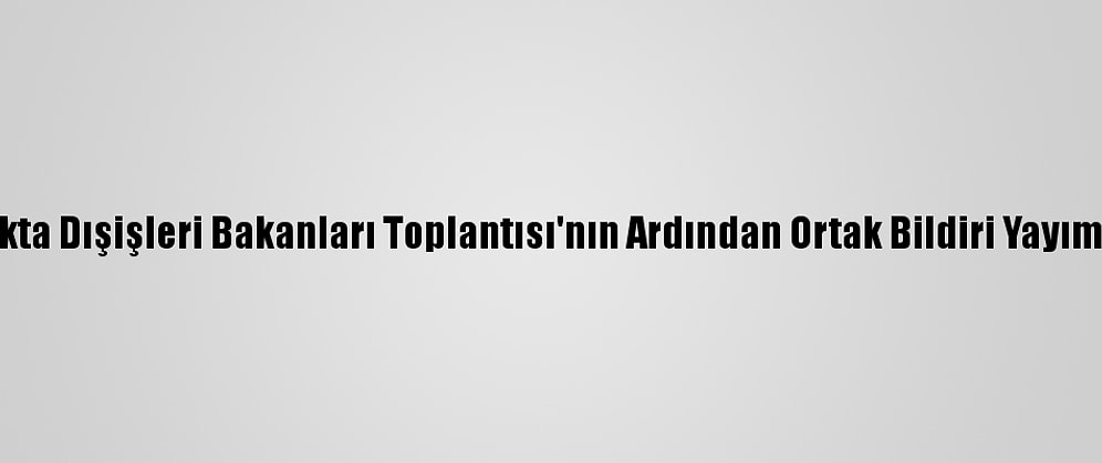 18. Mıkta Dışişleri Bakanları Toplantısı'nın Ardından Ortak Bildiri Yayımlandı: