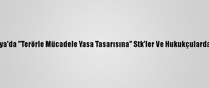 Avusturya'da "Terörle Mücadele Yasa Tasarısına" Stk'ler Ve Hukukçulardan Tepki