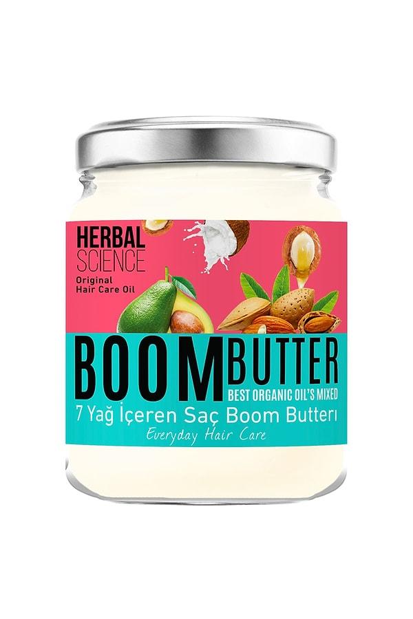 8. Herbal Science Boom Butter saç bakım yağı