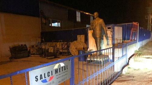 Samsun'da Tepki Çeken Olay! Atatürk Heykelini Hurda Diye Sattılar İddiası