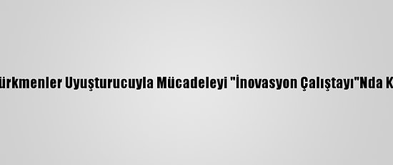 Iraklı Türkmenler Uyuşturucuyla Mücadeleyi "İnovasyon Çalıştayı"Nda Konuştu