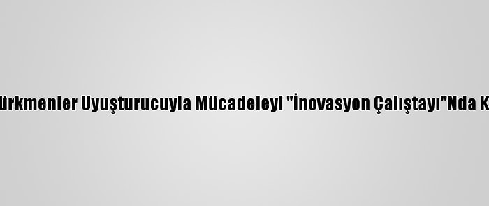 Iraklı Türkmenler Uyuşturucuyla Mücadeleyi "İnovasyon Çalıştayı"Nda Konuştu