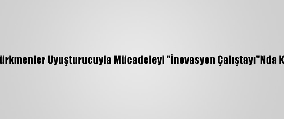 Iraklı Türkmenler Uyuşturucuyla Mücadeleyi "İnovasyon Çalıştayı"Nda Konuştu