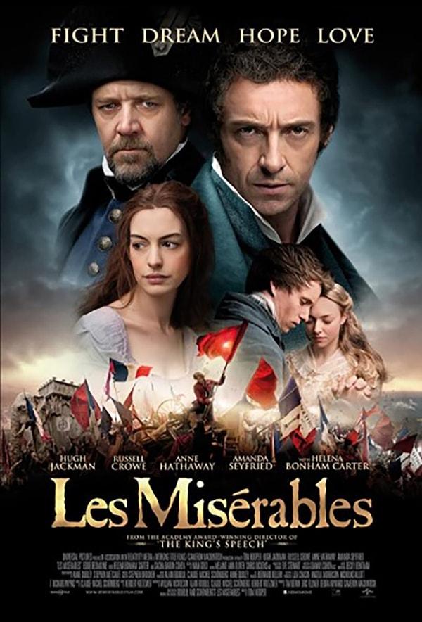 5. Les Miserables (2012) IMDb: 7,6