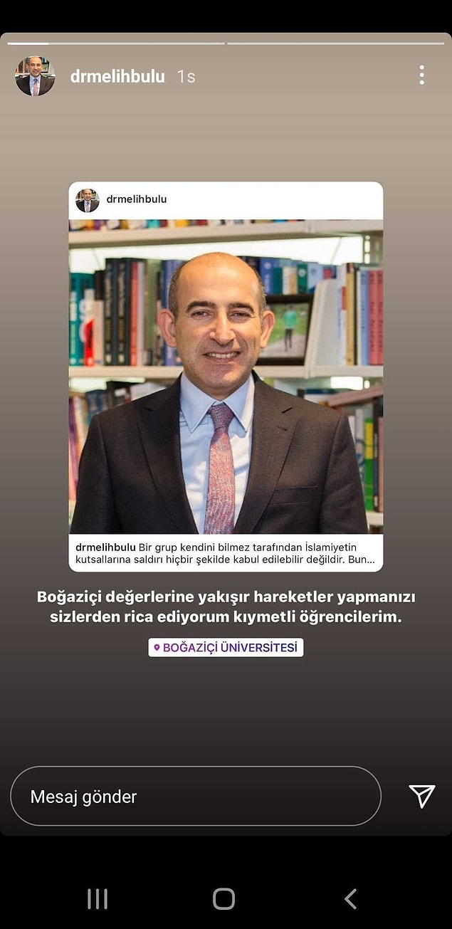 Dün de Bulu, onlarca öğrenci savcı karşısındayken kendisi yepyeni Instagram sayfasından paylaşımlar yaptı.