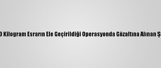 Kapıkule'de 230 Kilogram Esrarın Ele Geçirildiği Operasyonda Gözaltına Alınan Şoför Tutuklandı