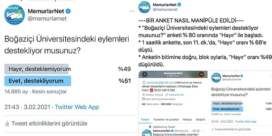 Düzenledikleri Anketin Sonucunu Beğenmeyen Memurlar.Net'in Düştüğü Komik Durumu Mutlaka Görmelisiniz!