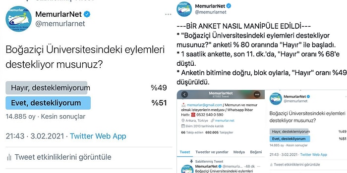 Düzenledikleri Anketin Sonucunu Beğenmeyen Memurlar.Net'in Düştüğü Komik Durumu Mutlaka Görmelisiniz!