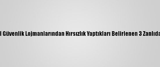 Samsun'da Sahil Güvenlik Lojmanlarından Hırsızlık Yaptıkları Belirlenen 3 Zanlıdan Biri Yakalandı