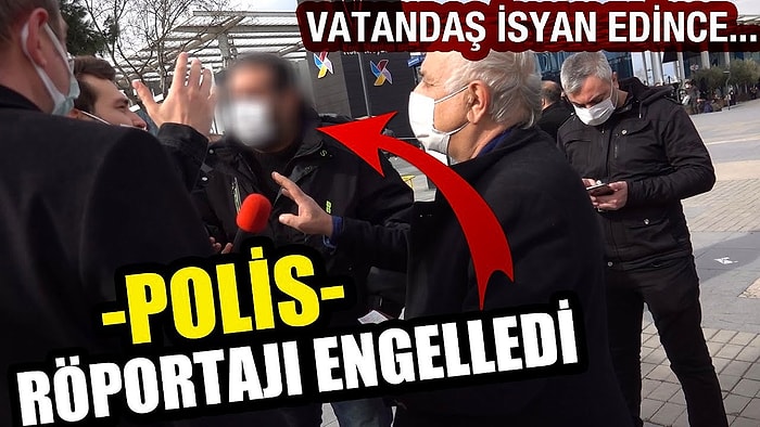 Vatandaşın Derdini Anlattığı Sokak Röportajına Polis Engeli: 'Siyaset Yorumcusu musunuz?'