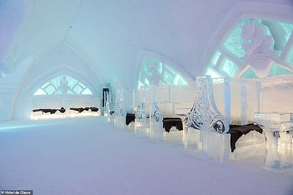 С момента открытия первого отеля Hôtel de Glace в 2001 году его посетили два миллиона человек и около 70 000 гостей остались ночевать.