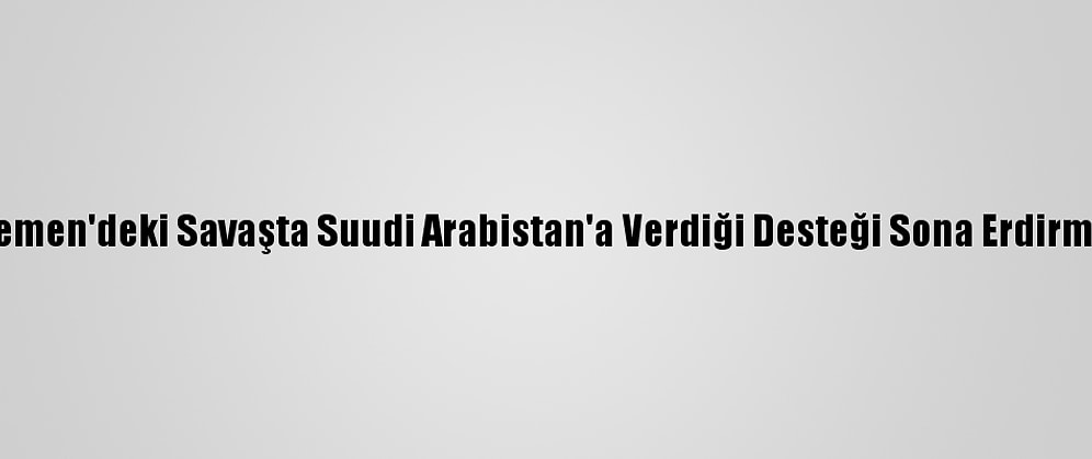Husiler, ABD'nin Yemen'deki Savaşta Suudi Arabistan'a Verdiği Desteği Sona Erdirmesinden Memnun