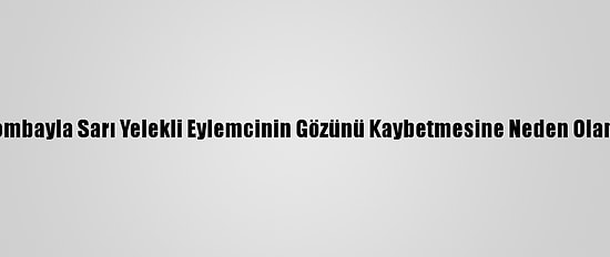 Fransa'da Plastik Bombayla Sarı Yelekli Eylemcinin Gözünü Kaybetmesine Neden Olan Polise Soruşturma