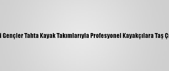 Hakkarili Gençler Tahta Kayak Takımlarıyla Profesyonel Kayakçılara Taş Çıkartıyor