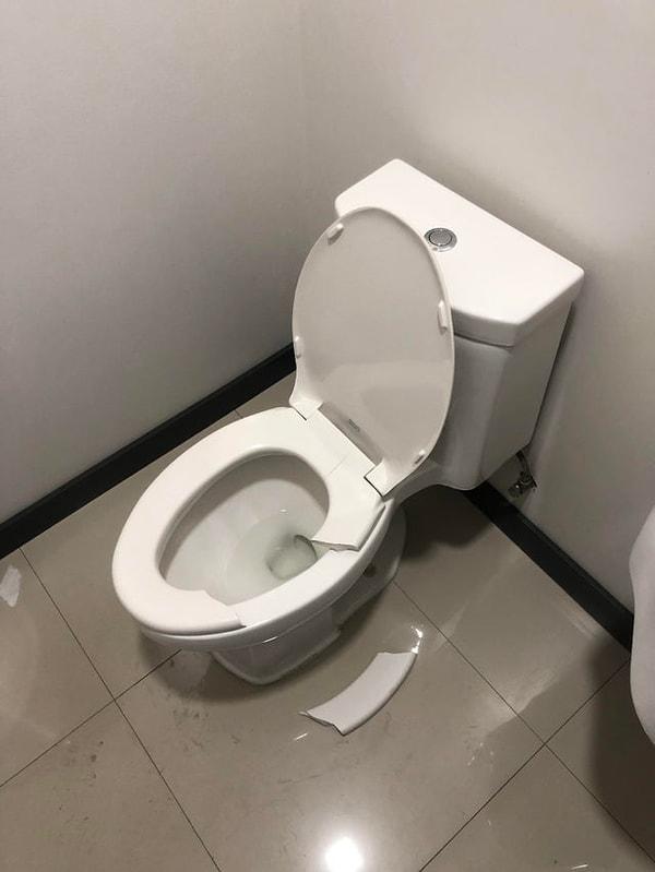13. "Ofisin tuvaletini kullanabilmek için 30 dakika bekledim, bakın ne için beklemişim."