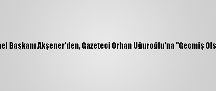 İyi Parti Genel Başkanı Akşener'den, Gazeteci Orhan Uğuroğlu'na "Geçmiş Olsun" Ziyareti