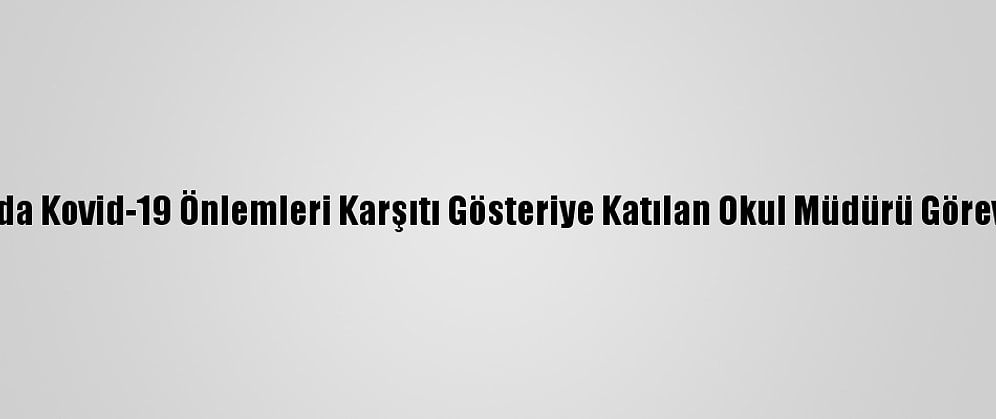 Avusturya'da Kovid-19 Önlemleri Karşıtı Gösteriye Katılan Okul Müdürü Görevden Alındı