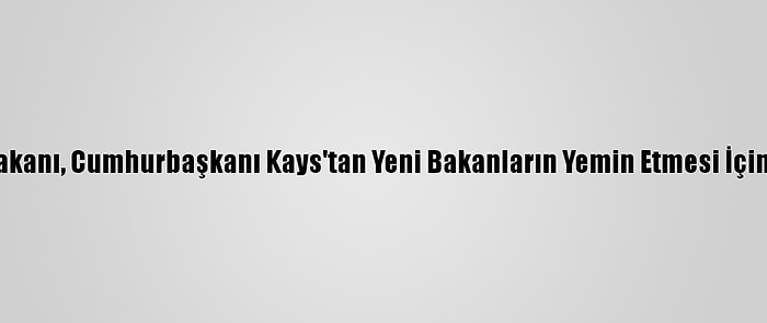 Tunus Başbakanı, Cumhurbaşkanı Kays'tan Yeni Bakanların Yemin Etmesi İçin Tarih İstedi