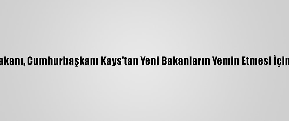 Tunus Başbakanı, Cumhurbaşkanı Kays'tan Yeni Bakanların Yemin Etmesi İçin Tarih İstedi