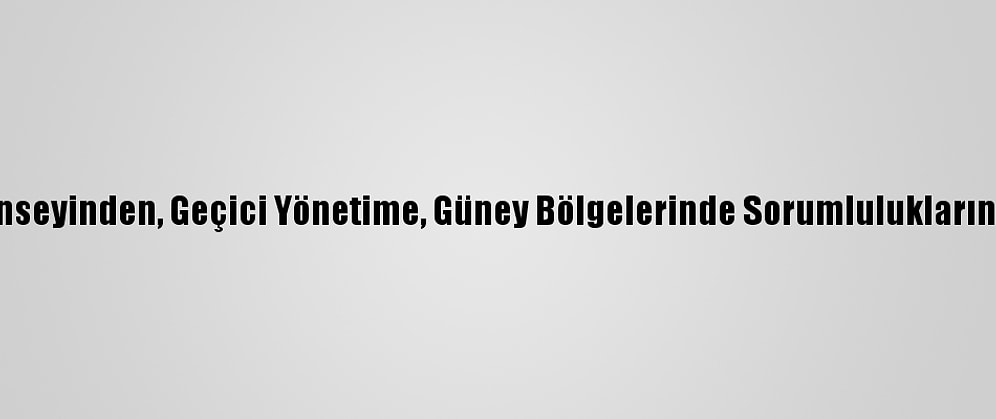 Libya Tuareg Yüksek Konseyinden, Geçici Yönetime, Güney Bölgelerinde Sorumluluklarını Yerine Getirme Çağrısı