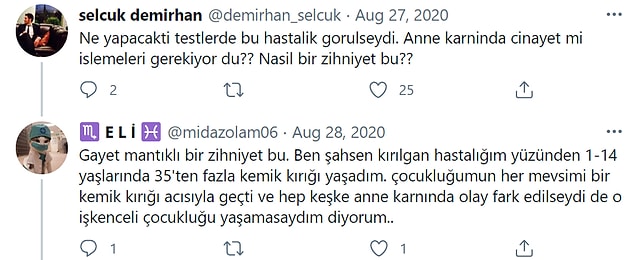 Yine de bu testler günümüzde daha sağlıklı bebeklerin doğmasının ve yeni doğan ölümlerinin azalmasının en büyük sebeplerinden.