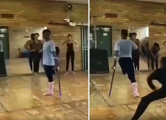 Tek Bacağı Olmamasına Rağmen Hayallerinin Peşinden Giderek Dans Etmeyi Öğrenen Adam