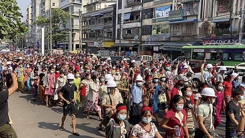 Myanmar'da Darbe Karşıtı Protestolar Sonrası İnternete Erişim Kesildi
