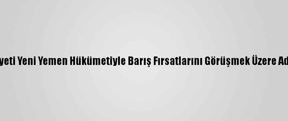 AB Heyeti Yeni Yemen Hükümetiyle Barış Fırsatlarını Görüşmek Üzere Aden'de