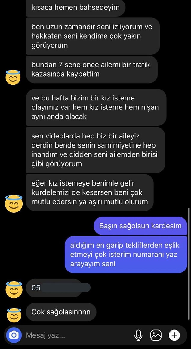 Enes Batur da bu ricayı kırmayarak gençleri mutlu etti.