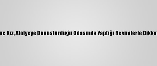 Muşlu Genç Kız, Atölyeye Dönüştürdüğü Odasında Yaptığı Resimlerle Dikkati Çekiyor
