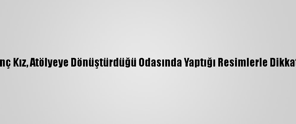 Muşlu Genç Kız, Atölyeye Dönüştürdüğü Odasında Yaptığı Resimlerle Dikkati Çekiyor