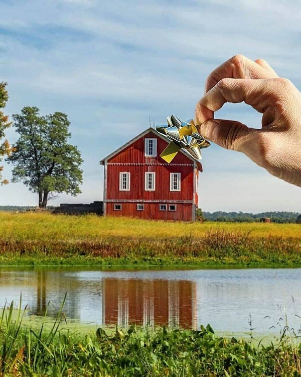 12. Каждый подарок должен быт красиво упакован, даже если он очень большой!