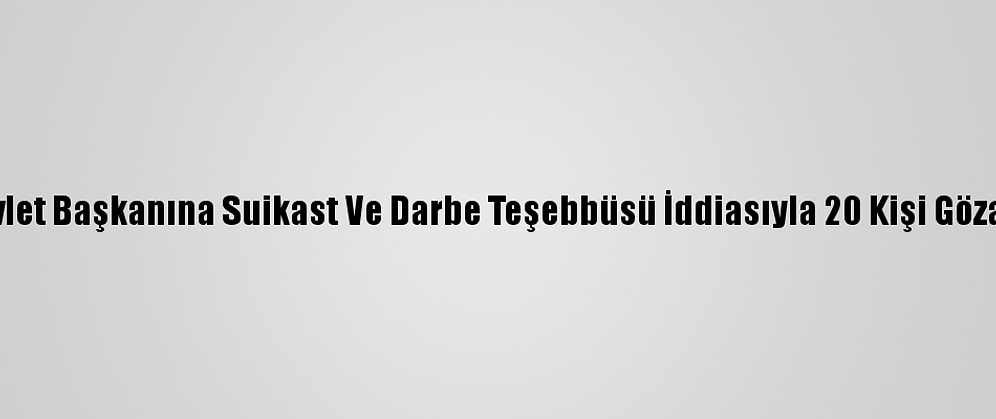 Haiti'de Devlet Başkanına Suikast Ve Darbe Teşebbüsü İddiasıyla 20 Kişi Gözaltına Alındı