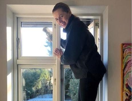 Demek Camını Kendin Siliyorsun... Danimarka Başbakanı Instagram'da Paylaştığı Fotoğrafla Gündemde