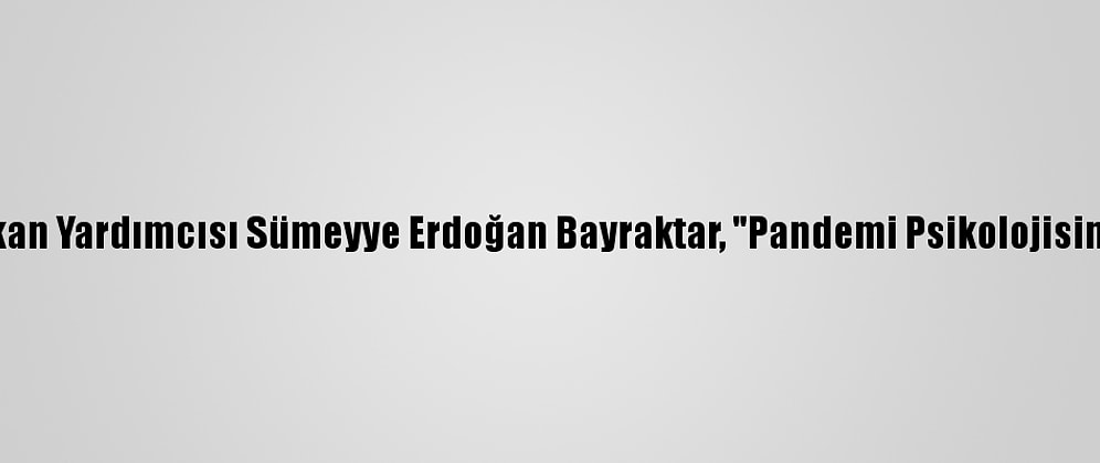 Kadem Yönetim Kurulu Başkan Yardımcısı Sümeyye Erdoğan Bayraktar, "Pandemi Psikolojisinde Aile" Panelinde Konuştu: