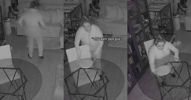 Bir diğer uyurgezerlik videosunda ise mutfaktan koca bir tabak tavuklu tart getirip salon masasına oturuyor. Öncesinde ise masadaki diğer kişileri sayıyor. Birçok kişi bu görüntülerin komik olduğunu düşünse de bu konuya eleştirel yaklaşıp bunun ciddi bir hastalık olduğunu düşünenler de vardı.