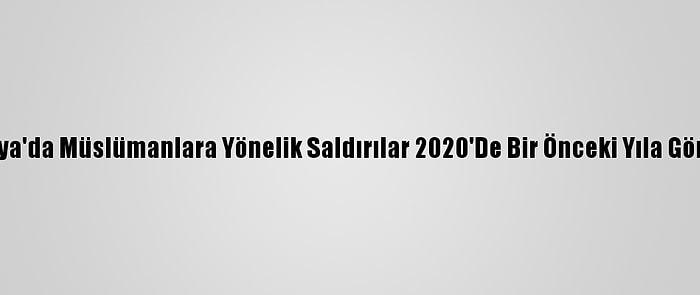 Almanya'da Müslümanlara Yönelik Saldırılar 2020'De Bir Önceki Yıla Göre Arttı