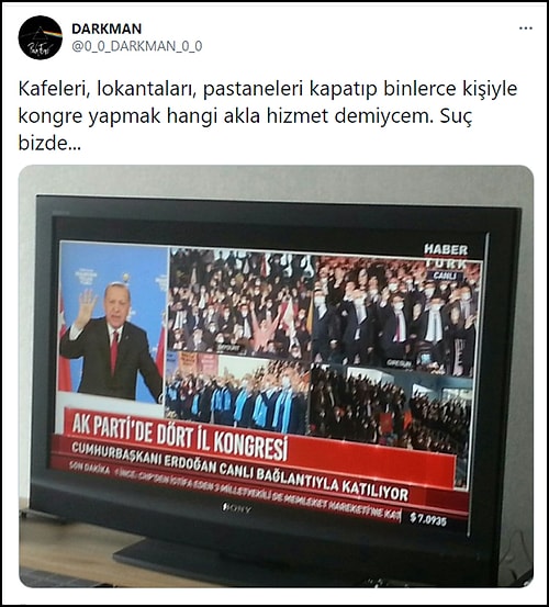 Salgının Unutulduğu AKP Kongrelerinde Konuşan Erdoğan: 'Çarşamba Günü Beni Mutlaka İzleyin'