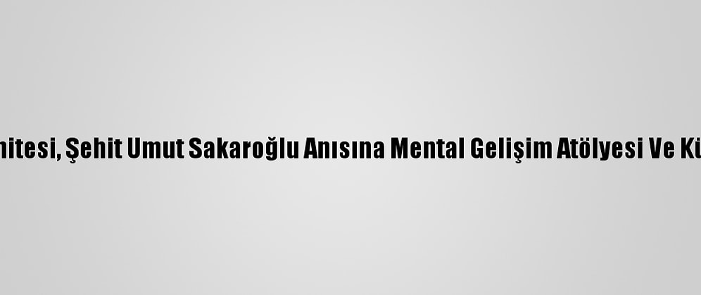 İgmd Kadın Komitesi, Şehit Umut Sakaroğlu Anısına Mental Gelişim Atölyesi Ve Kütüphane Kurdu