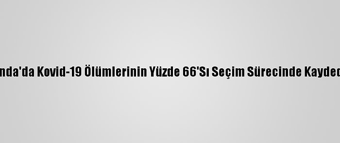 Uganda'da Kovid-19 Ölümlerinin Yüzde 66'Sı Seçim Sürecinde Kaydedildi