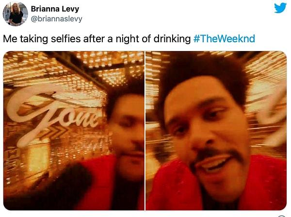 3. 'Alkollü gecenin ardından selfie çekerken ben.'