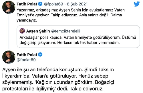 Gazeteci Ayşen Şahin Gözaltına Alındı: 'Boğaziçi Eylemleriyle İlgili Olabilir'