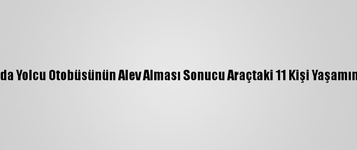 Nijerya'da Yolcu Otobüsünün Alev Alması Sonucu Araçtaki 11 Kişi Yaşamını Yitirdi