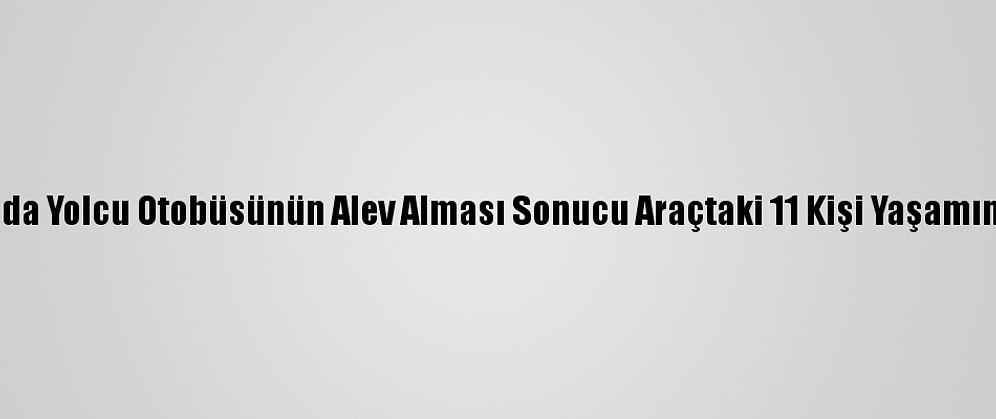 Nijerya'da Yolcu Otobüsünün Alev Alması Sonucu Araçtaki 11 Kişi Yaşamını Yitirdi